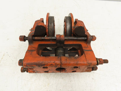 Cleveland Tramrail Underhung Bridge Crane End Truck ES Idler Head WA 5" Wheels