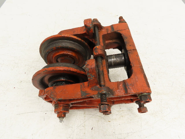 Cleveland Tramrail Underhung Bridge Crane End Truck ES Idler Head WA 5" Wheels