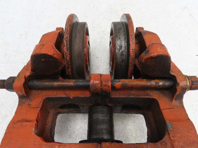 Cleveland Tramrail Underhung Bridge Crane End Truck ES Idler Head WA 5" Wheels