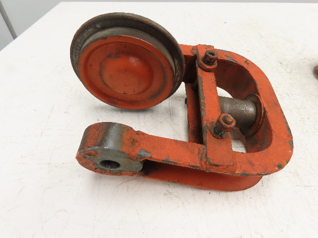 Cleveland Tramrail Underhung Bridge Crane Hoist Push Trolley End Truck 3" Beam