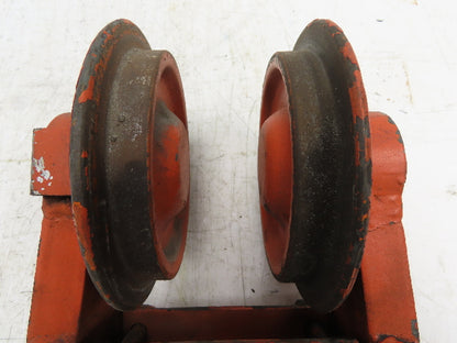 Cleveland Tramrail Underhung Bridge Crane Hoist Push Trolley End Truck 3" Beam