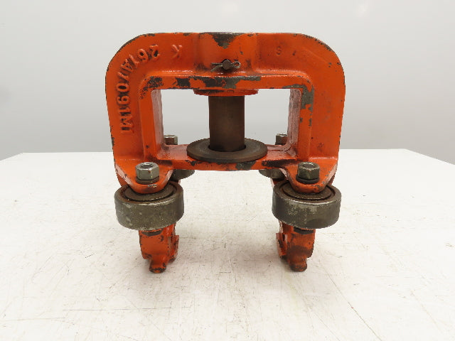 Cleveland Tramrail Bridge Crane End Truck 5" Roller Wheel Housing Mount