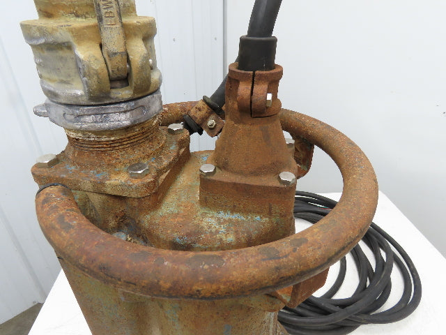 Tsurumi KRS2-B3 Submersible 3" Dewatering Sump Pump 5Hp 460V 383 GPM 57 Ft-Hd