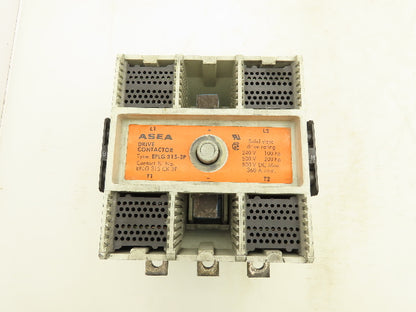 ASEA EFLG315-3P Magnetic Drive Contactor 360A 3-Pole 100-200HP 240-500V 3PH