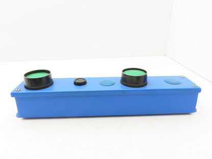 Pushbutton Control Station 5-Hole 30mm Giant Green Momentary Push Button AR30B2R