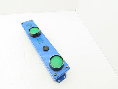Pushbutton Control Station 5-Hole 30mm Giant Green Momentary Push Button AR30B2R