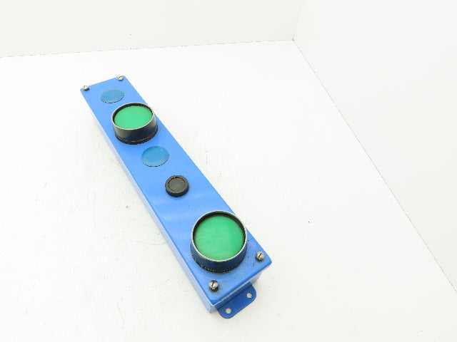 Pushbutton Control Station 5-Hole 30mm Giant Green Momentary Push Button AR30B2R