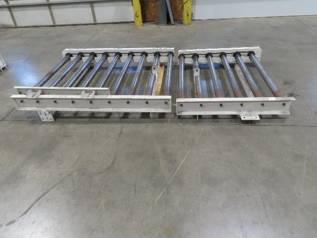 49"x 8' 3" Motor Driven Live Roller Pallet Conveyor 42"BF 24VDC MDR Chain Drive