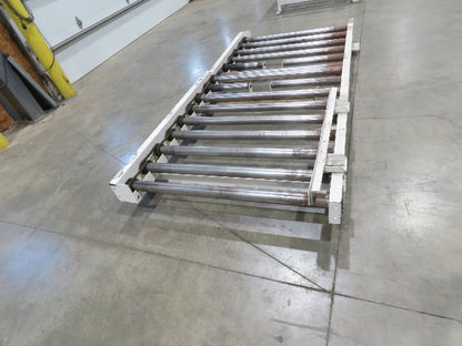 49"x 8' 3" Motor Driven Live Roller Pallet Conveyor 42"BF 24VDC MDR Chain Drive