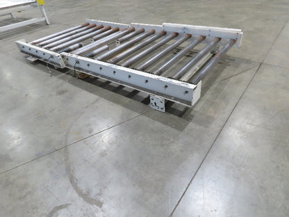 49"x 8' 3" Motor Driven Live Roller Pallet Conveyor 42"BF 24VDC MDR Chain Drive