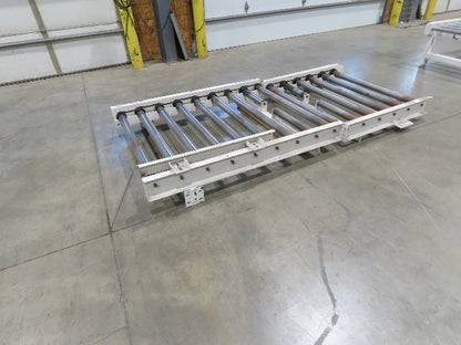 49"x 8' 3" Motor Driven Live Roller Pallet Conveyor 42"BF 24VDC MDR Chain Drive