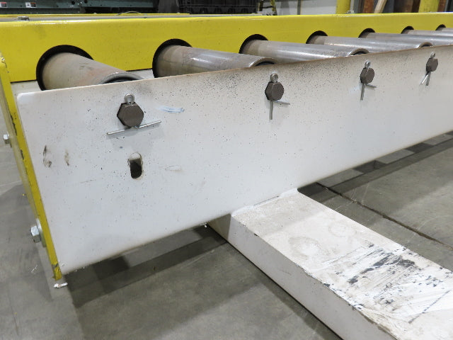 34" Pallet Track Conveyor Split Lane Forklift Load 24V MDR Motor Driven Roller