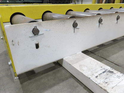 34" Pallet Track Conveyor Split Lane Forklift Load 24V MDR Motor Driven Roller