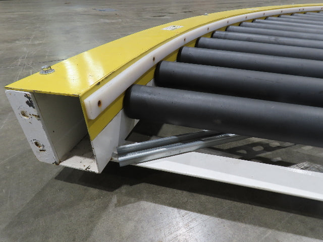 49"x 12' Chain Drive Live Roller 90° Conveyor Section 42"BF   -No Drive