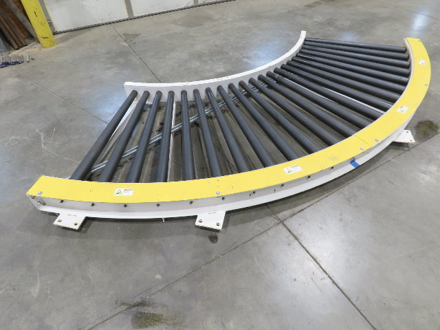 49"x 12' Chain Drive Live Roller 90° Conveyor Section 42"BF   -No Drive