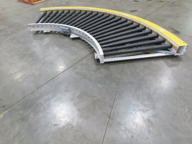 49"x 12' Chain Drive Live Roller 90° Conveyor Section 42"BF   -No Drive
