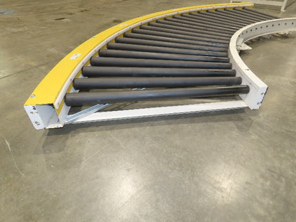 49"x 12' Chain Drive Live Roller 90° Conveyor Section 42"BF   -No Drive