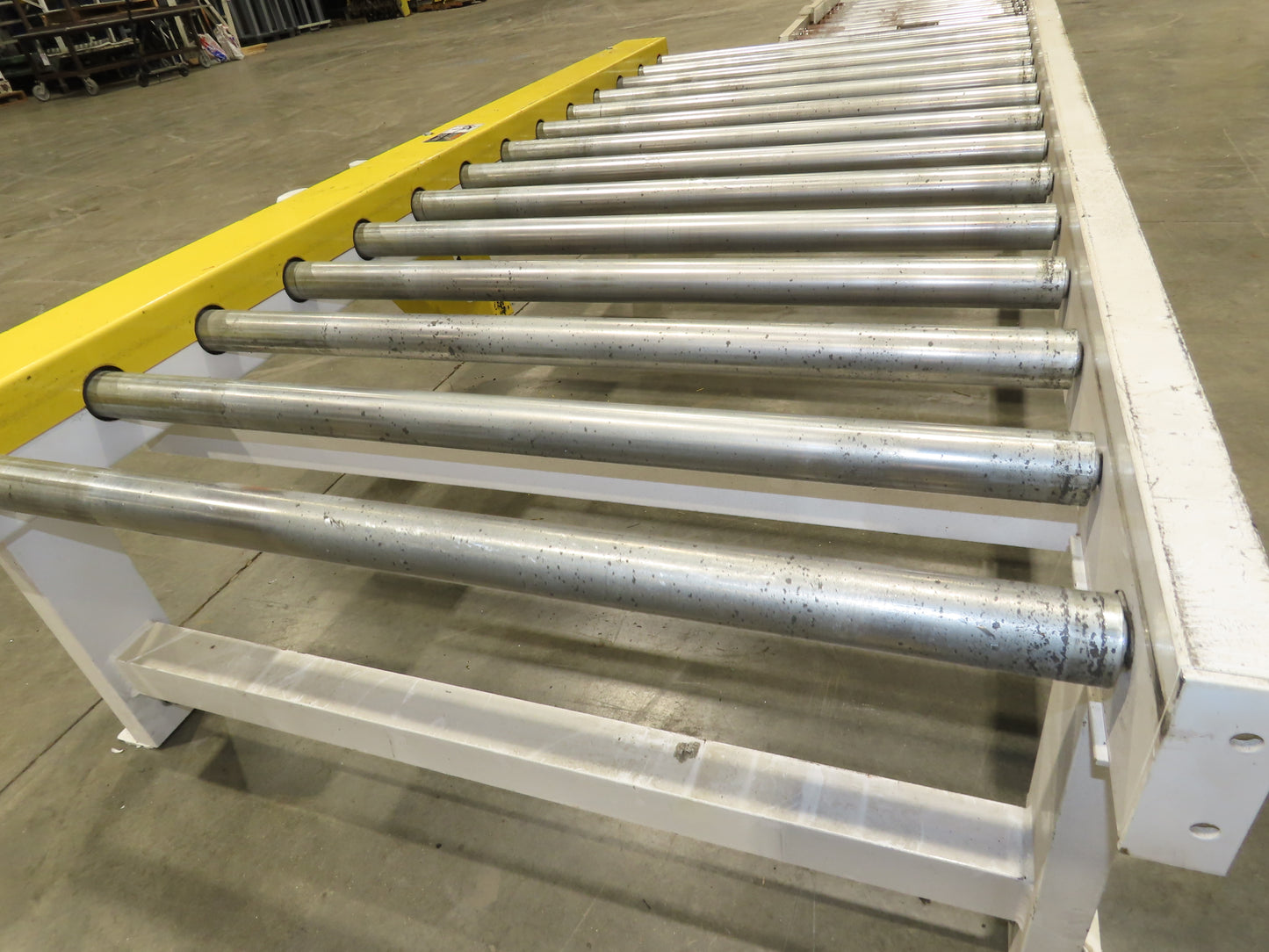 42"x 7' Heavy Duty Chain Driven 1.9" Live Roller Conveyor 36"BF   -No Drive