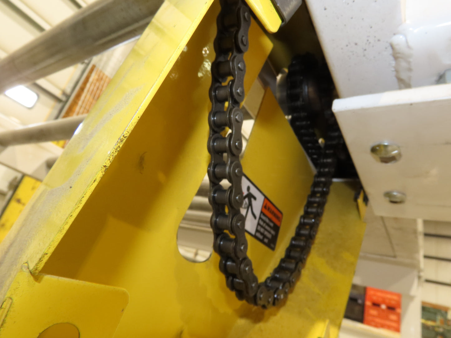 42"x 7' Heavy Duty Chain Driven 1.9" Live Roller Conveyor 36"BF   -No Drive