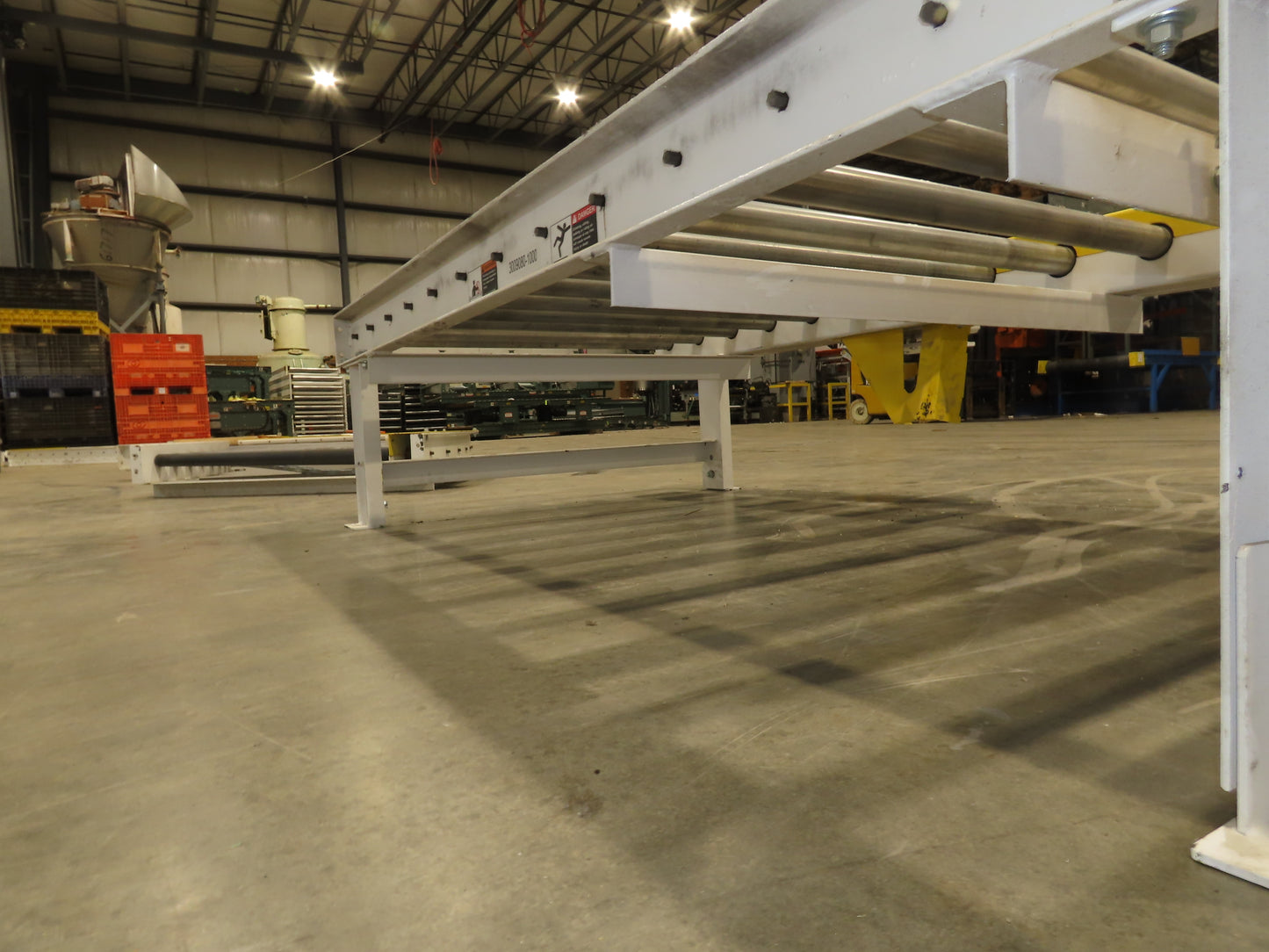 42"x 7' Heavy Duty Chain Driven 1.9" Live Roller Conveyor 36"BF   -No Drive