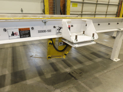 42"x 7' Heavy Duty Chain Driven 1.9" Live Roller Conveyor 36"BF   -No Drive