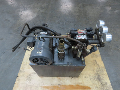 Nachi VDS-0B-1A2-10 Hydraulic Power Unit 3.94 GPM 507 PSI Variable Vane 220V 3Ph