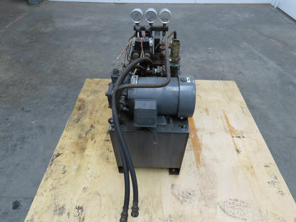 Nachi VDS-0B-1A2-10 Hydraulic Power Unit 3.94 GPM 507 PSI Variable Vane 220V 3Ph