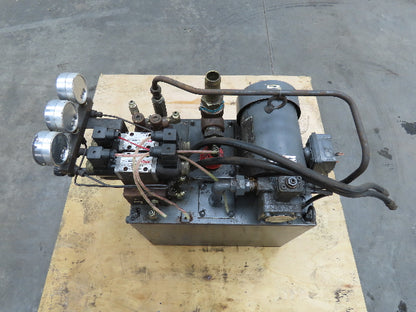 Nachi VDS-0B-1A2-10 Hydraulic Power Unit 3.94 GPM 507 PSI Variable Vane 220V 3Ph