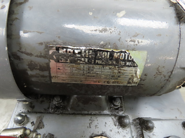 Nachi VDS-0B-1A2-10 Hydraulic Power Unit 3.94 GPM 507 PSI Variable Vane 220V 3Ph