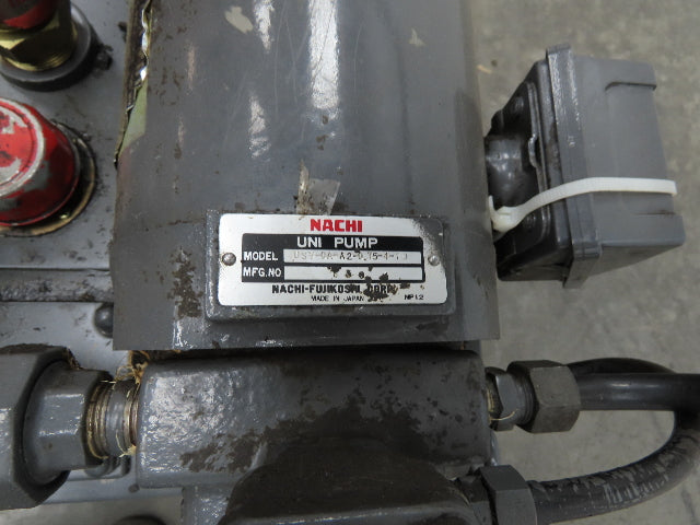 Nachi VDS-0B-1A2-10 Hydraulic Power Unit 3.94 GPM 507 PSI Variable Vane 220V 3Ph