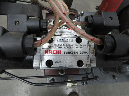 Nachi VDS-0B-1A2-10 Hydraulic Power Unit 3.94 GPM 507 PSI Variable Vane 220V 3Ph