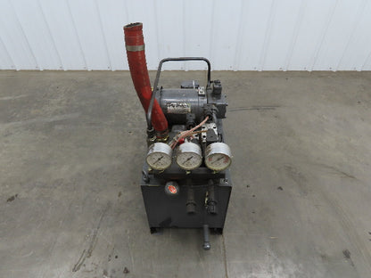 Nachi VDS-0B-1A2-10 Hydraulic Power Unit 3.94 GPM 507 PSI Variable Vane 220V 3Ph