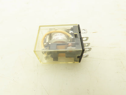 Omron LY2 Socket Relay 10A 24VDC 8-Pin  Lot of 15