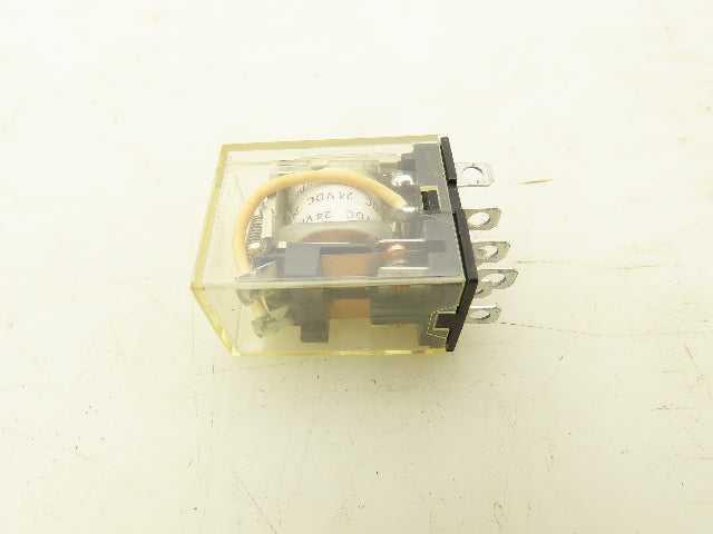 Omron LY2 Socket Relay 10A 24VDC 8-Pin  Lot of 15