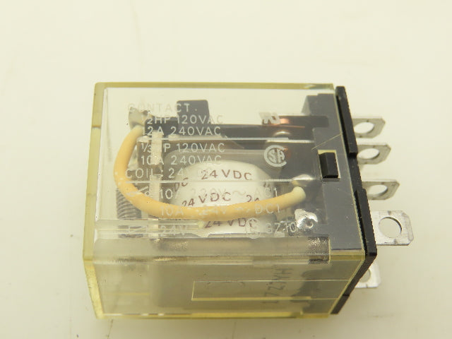 Omron LY2 Socket Relay 10A 24VDC 8-Pin  Lot of 15