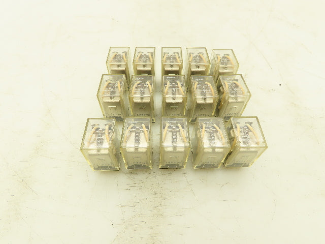 Omron LY2 Socket Relay 10A 24VDC 8-Pin  Lot of 15