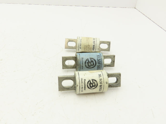 Bussmann XL50F600 Semi Conductor Fuse 600A 460V 500VAC  Lot Of 3