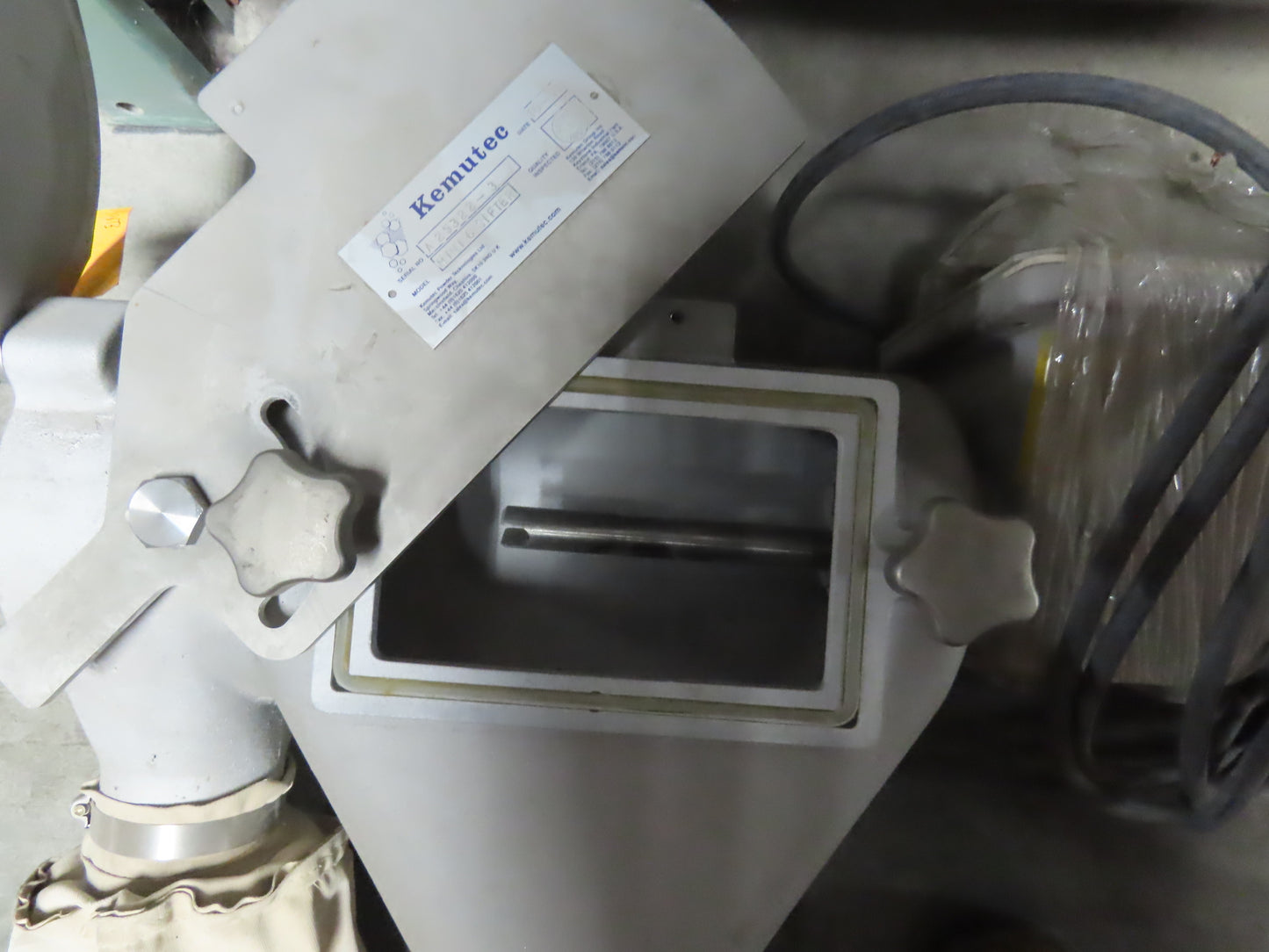 KEK Kemutec Mini C Centrifugal Rotary Screen Sifter Powder Processing .5HP 460V