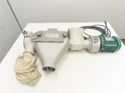 KEK Kemutec Mini C Centrifugal Rotary Screen Sifter Powder Processing .5HP 460V