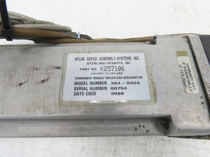 Atlas Copco Electric Servo Fixtured Nutrunner Fastener Tool 3/4" Drive