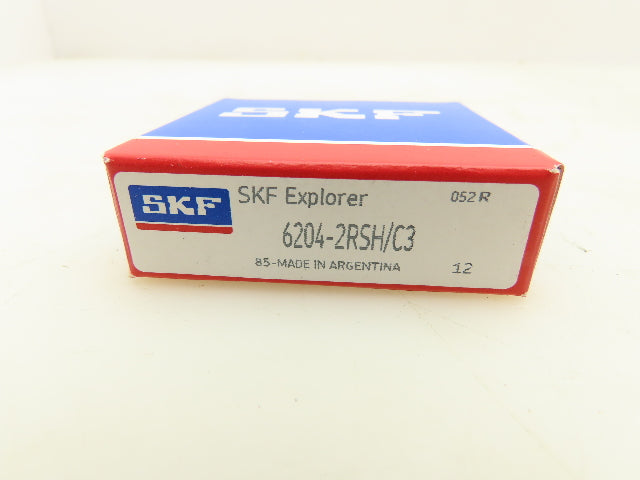 SKF 6204-2RSH/C3 Ball Bearing Sealed Deep Groove 20mm Bore Lot Of 6