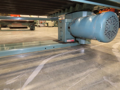Hytrol 64"x 5' Chain Drive 2.5" Power Roller Conveyor 58"BF 1Hp 460V 30 FPM