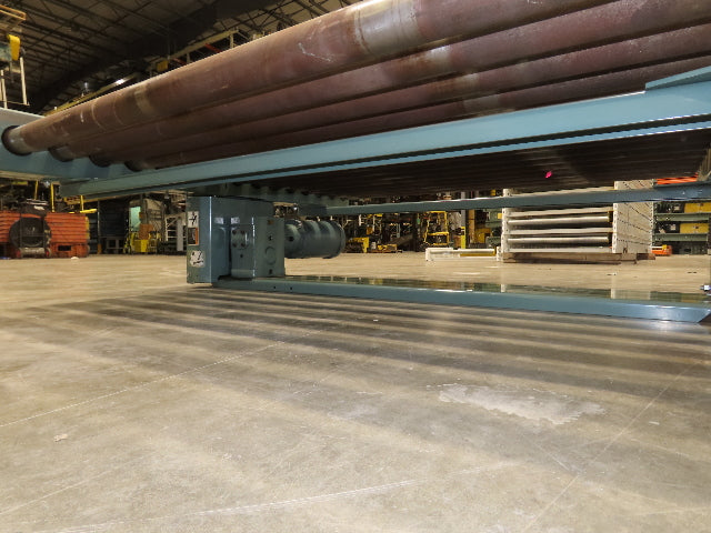 Hytrol 64"x 5' Chain Drive 2.5" Power Roller Conveyor 58"BF 1Hp 460V 30 FPM