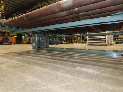 Hytrol 64"x 5' Chain Drive 2.5" Power Roller Conveyor 58"BF 1Hp 460V 30 FPM