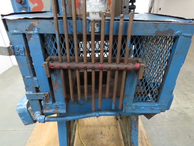 L & J No 2 Mechanical Punch Press OBI 18 Ton 2.5" Stroke 18x11.5" Bed 6.5 Throat