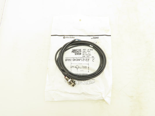 Allen-Bradley 872C-DH3NP12-E2 Inductive Proximity Sensor 10-30VDC 200mA Series C
