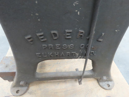Federal No 2 Mechanical Punch Press 18 Ton 2 Hp 230/460V 2.5" Stroke 5.5" Throat