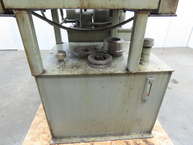 Custom Hydraulic Press 12000lbs 6 Ton 18" Stroke Auto Return PLC Controls 3Ph