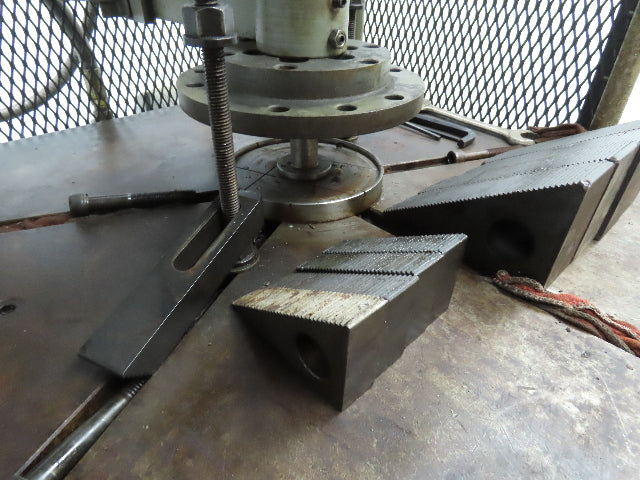 Custom Hydraulic Press 12000lbs 6 Ton 18" Stroke Auto Return PLC Controls 3Ph