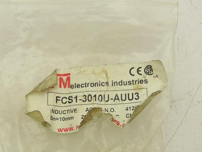 HTM FCS1-3010U-AUU3 Inductive Metal Face Proximity Sensor 10MM Range 250V 200mA